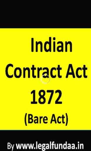 Indian Contract Act, 1872 1