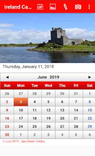 Ireland Calendar 2019 4