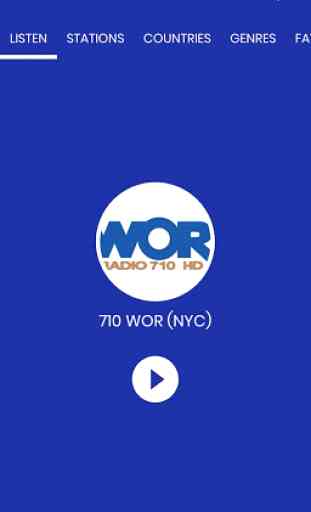 Radio 710 WOR AM NYC 1