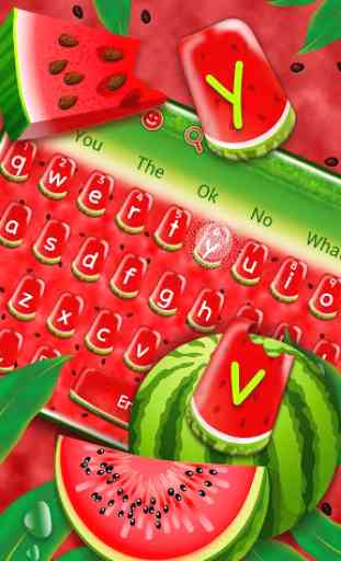 Sweet Watermelon Keyboard theme 2