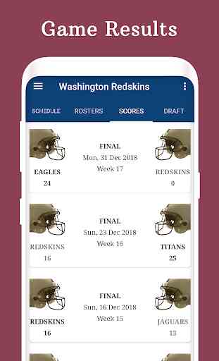 Washington - Football Live Score & Schedule 2