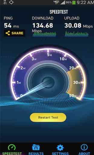 Wifi, 5G, 4G, 3G Speedtest Master 1