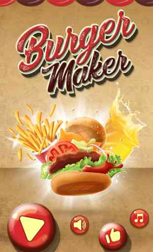 Yummy Burger Shop: jeux de Food Maker équitable 1