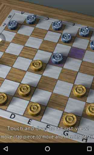 3D Checkers Game 3