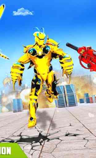 abeille volante fait la bataille robot: jeux robot 1
