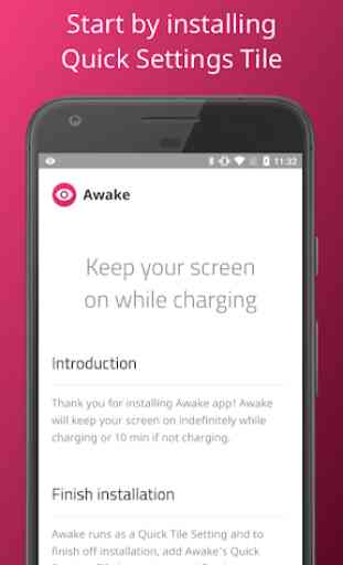 Awake - Keep screen on while charging 4