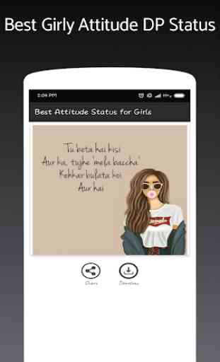 Best Attitude Status for Girls in Hindi 4