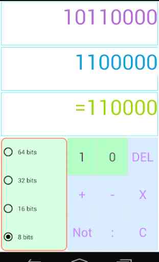 Binary Calculator FREE 1