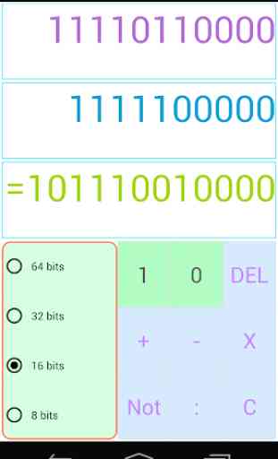 Binary Calculator FREE 4