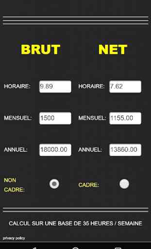 Calculatrice De Salaire Brut Net 1