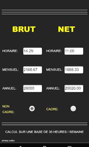 Calculatrice De Salaire Brut Net 3