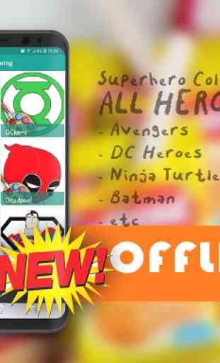 coloration de super-héros 1