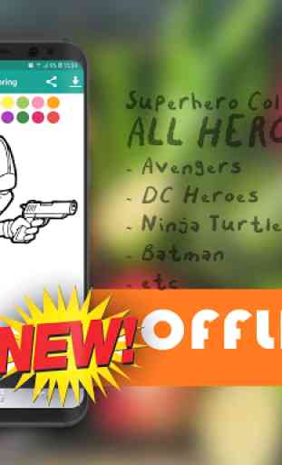 coloration de super-héros 2