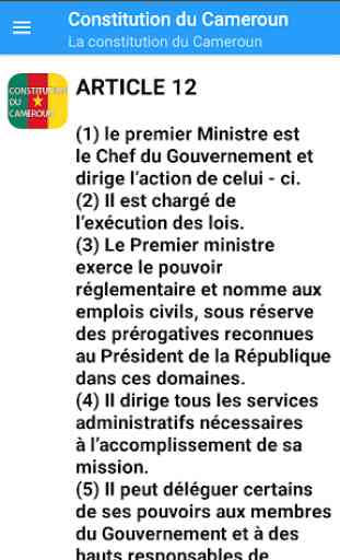 Constitution du Cameroun 2