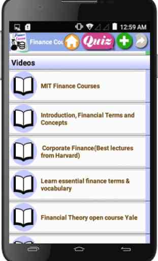Finance  Courses 1