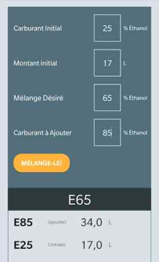 FlexCalc Mobile - Le Meilleur FlexFuel Calculateur 3