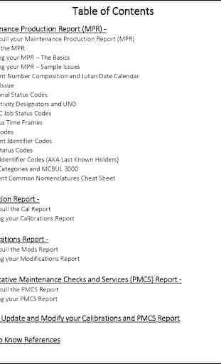 Maintenance Report Handbook (MRHB) 2
