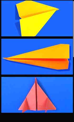 origami avion papier facile 1