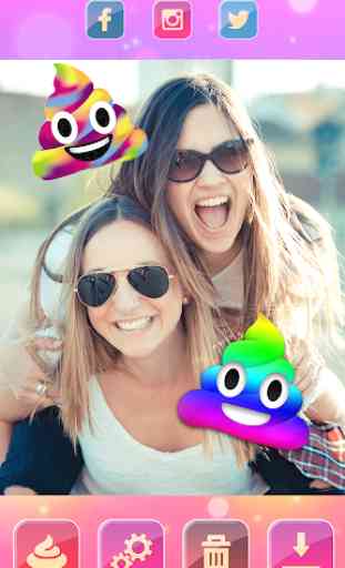 Poo Photo Stickers Prank App 3