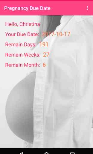 Pregnancy Due Date Calculator 4