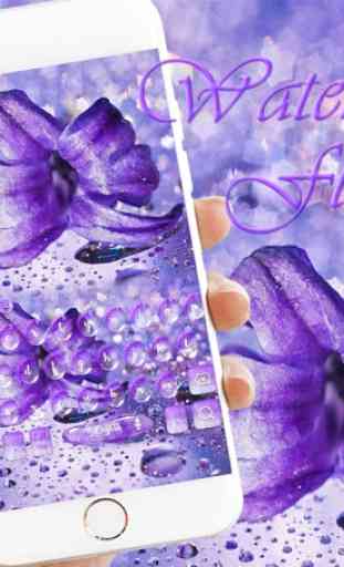 Violet Waterdrop clavier thème Purple Waterdrop 1
