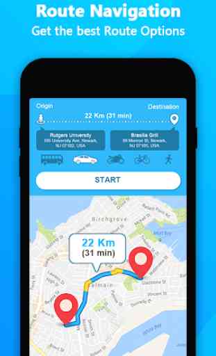 Cartes hors ligne - Navigation GPS, lieux et trafi 3