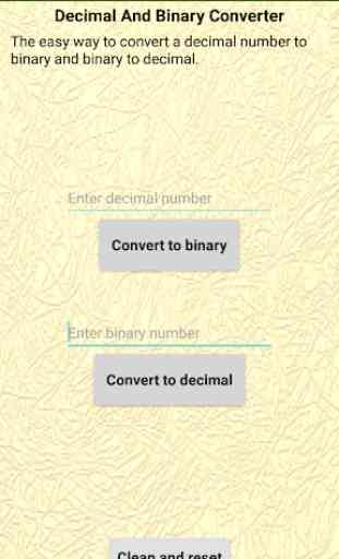 Decimal And Binary Converter 1
