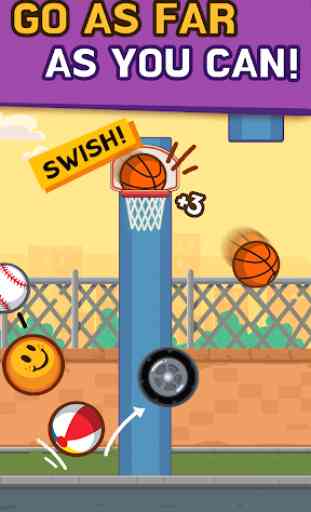 Flying Hoops - Dunk the flappy ball! 4