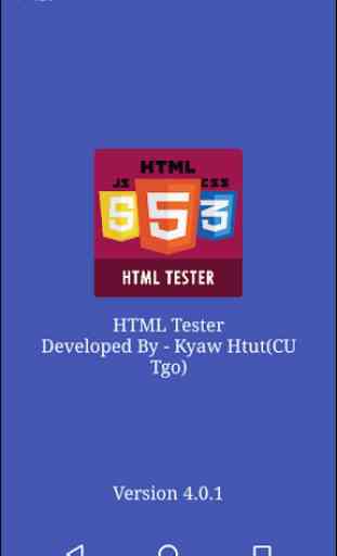HTML Tester 1