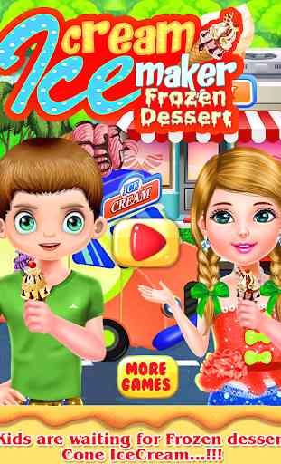 Ice Cream Cone Maker Desserts surgelés-Jeux de cui 1