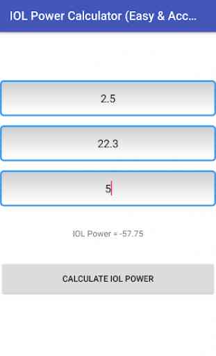 IOL Power Calculator (Easy & Accurate) 2