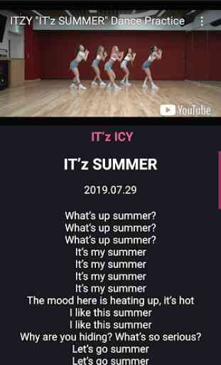ITZY Music Video Lyrics 3