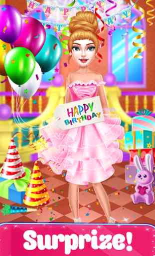 Mode Cute Girl Birthday Party 2: Jeu Dressup 1