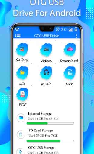 OTG USB Driver For Android : USB To OTG Converter 1