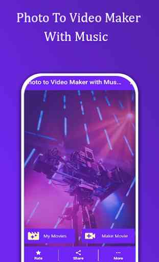 Photo to Video Maker with Music - Movie maker 1