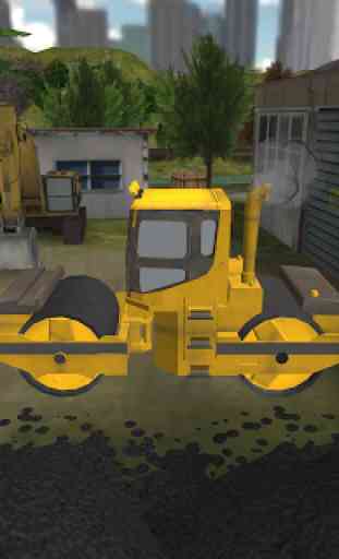 Road Roller Construction Game 2