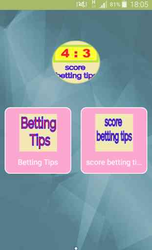 score betting tips 1
