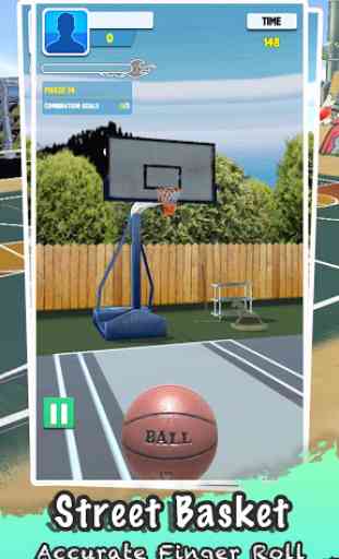 Shooting Basketball-Street Sim Dunk Master Game 1
