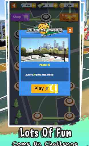 Shooting Basketball-Street Sim Dunk Master Game 4