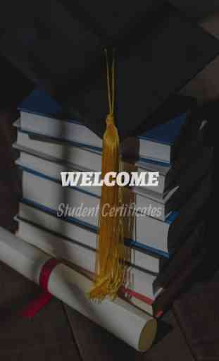 Student Certificate 1