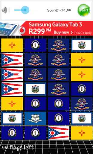 USA 50  States Flags 2
