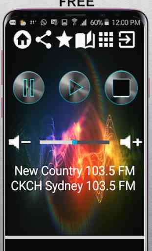 New Country 103.5 FM CKCH Sydney 103.5 FM CA App R 1