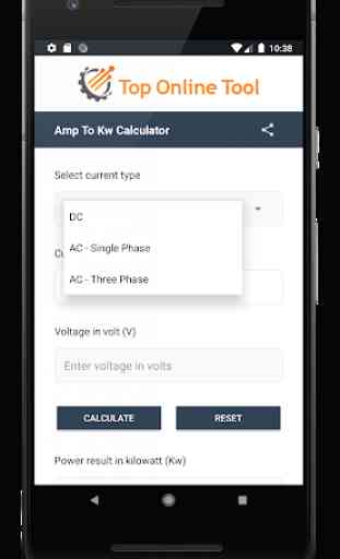 Amps to Kw Calculator – Free Online Converter 2
