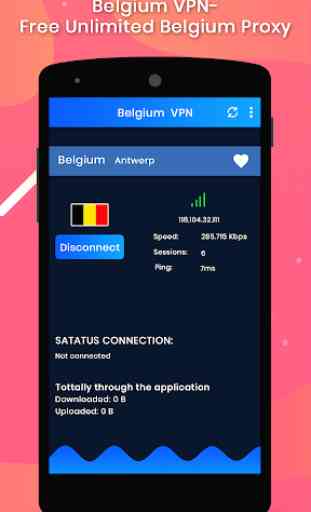 Belgium VPN-Free Unlimited Belgium Proxy 1