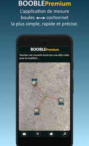 Booble Premium - mesure distances boules/cochonnet 1