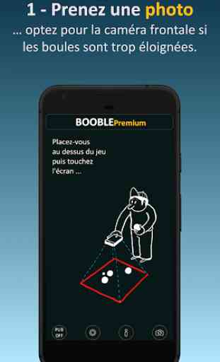 Booble Premium - mesure distances boules/cochonnet 2