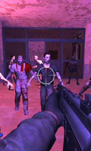 Death Zombie Invasion : Survival 3D 2