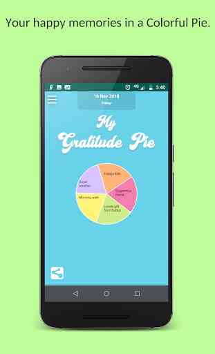 Gratitude Pie- Personal Journal and Diary 1