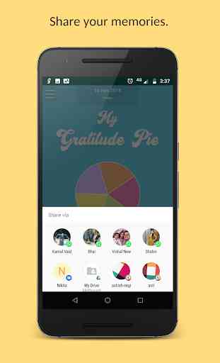 Gratitude Pie- Personal Journal and Diary 4