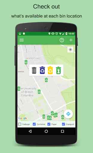iRecycle - Find recycling bins (Vancouver) 1